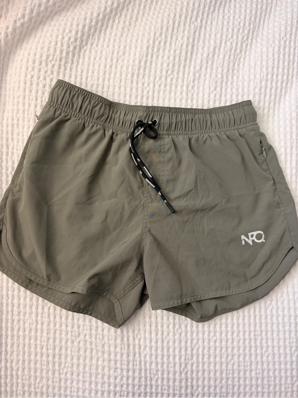 🌻 NFQ Women's Olive Green Running Shorts Size Small